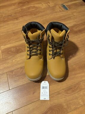 Classic Work-Style Lace-Up Boots